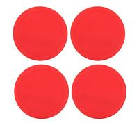 Keenso Air Ice Hockey Pucks Pieza para Mesas Equipo de Juego 4 Piezas(S£¨63mm£©),Deportes de ocio