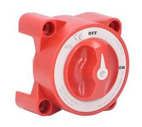 Keenso Aislador de Desconexión de la Batería, 350A Interruptor de Batería de Encendido/Apagado Tipo de Perilla de un Solo Aislador de Desconexión de Alimentación para el Remolque de