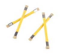 Keenso Aislamiento de Cepillo Antisistático para la Reparación de Teléfonos Móviles, Herramienta de Limpieza para el Circuito de la Placa Principal, 4 Piezas (YELLOW)