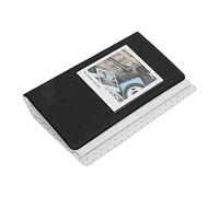 Keenso Álbum de 64 Bolsillos con Cubierta de PVC de SQ-3 Pulgadas, Larga Duración y Fácil Visualización, Ideal para Fotos de Cámara SQ20/SQ10/SQ6/SP-3 (Black)