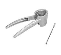 Keenso Aleación de Aluminio Cascanueces de Nuez de Nogal con Aguja de Nogal con Abrazadera Fácil de Usar para Dar Plata (SILVER)