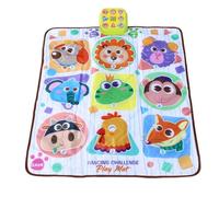 Keenso Alfombra de Baile para Niños, Almohadilla de Baile de Música Electrónica con Superficie Suave Acolchada, Diseño Antideslizante para Niños y Niñas de 7 Años en Adelante, 32,28 X 25,59 Pulgadas