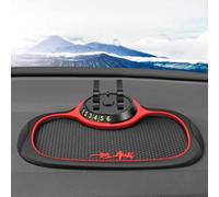 Keenso Alfombrilla Antideslizante para Teléfono Móvil para Coche, Soporte Giratorio de 360 Grados para Salpicadero con Almohadilla de Gel Viscoso (Antideslizante (Pago con Tarjeta) con Soporte)