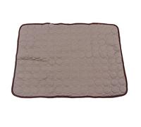 Keenso Alfombrilla de Refrigeracin para Mascotas, Transpirable, Plegable, Reutilizable, Cojn Autorefrigerante de Verano para Perros y Gatos L (Brown