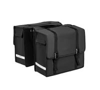 Keenso Alforjas para Bicicletas, Bolsa para Portabicicletas de Gran Capacidad de 44 L, Diseño de Doble Cara Resistente Al Agua con Tiras Reflectantes para Ciclismo de Larga Distancia, (40,5*16*34)