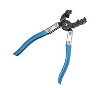 Keenso Alicates para Abrazadera de Manguera Tipo ángulo R, Mordazas Giratorias Tipo ángulo Mangos con Resorte Universales