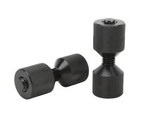 Keenso Alineadores de Brida de Tubería de 2 Orificios, Fuego de Pasadores de Dos Orificios, Juego de Pasadores 2 Piezas Pasador de Alineación de Conexión de Aluminio para Maquinaria de Embarque Grande