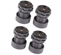 Keenso Almohadilla Antideslizante para Pies de Lavadora, Kit de 4 Piezas, Reducción de Ruido de Ventilación, Evita la Estabilidad para Lavadora Doméstica