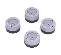 Keenso Almohadilla de Goma Antivibración para Pies, Soporte Universal para Lavadora, Reduce el Ruido para Electrodomésticos - Gris