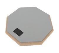 Keenso Almohadilla de Tambor Silenciosa, Almohadilla de Práctica de Goma de 12 Pulgadas con 2 Baquetas, Control de Ruido <25dB para Uso Doméstico, Absorción de Choque, Fondo Anti-deslizamiento, (GRAY)