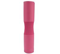 Keenso Almohadilla para Barra de Sentadillas, Espuma NBR de Alta Densidad, Almohadilla Protectora para Hombros, Antideslizante, Absorbente de Sudor para Barras Rectas, 25 Mm-35 Mm, Gimnasio, (Pink)