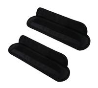 Keenso Almohadillas para Correa de Mochila, Paquete de 2 Almohadillas para Correa de Hombro de Lino y Algodón de Poliéster, Cojín Antideslizante Ancho y Transpirable de 12,4 X 6,89 Pulgadas para (2