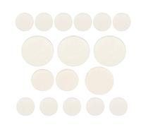 Keenso Almohadillas para Orificios de Sonido de Clarinete, Carcasa de Oveja, 17 Piezas de Varios Tamaños para Accesorios de Clarinete Bb (M01737)