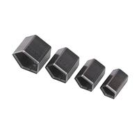 Keenso ALOY SEAK Pentagon Cutting Limosna para Vehículos de Cuero, 4 Piezas de Corte de Corte Rápido y Limpio para Hombres Artesanales