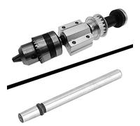Keenso Altamente Preciso Morse Tafer Bohrer Chuck -Laube, Accesorios para Bicicletas de Acero Al Carbono Resistente Al Desgaste, Modelo B12, 1 X Arbor (Taladro de conexión de conexión de Chuck (tipo)