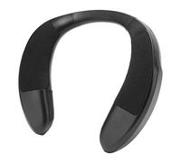 Keenso Altavoz de Banda de Cuello Portable Portable Sound Hands Llamadas Libres de Largo Alcance para ABS Deportivo Negro