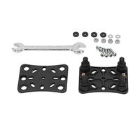 Keenso Amortiguador de teléfono móvil, soporte de teléfono de silicona de nailon para motocicleta de acero inoxidable, reduce la vibración y el impacto, para motociclistas ATV UTV