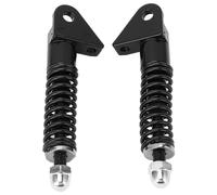 Keenso Amortiguador Delantero Hidráulico, Amortiguación Ajustable, Ajuste de 128 Mm para Scooter Eléctrico Motocicleta ATV Dirt Pit Bike (BLACK)