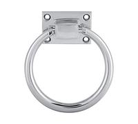 Keenso Anillo de Extracción de Gota de Plata Brillante para Fábrica de Muebles, Anillo de Manija de Tiradores de Acero Inoxidable Resistente Al Agua para Muebles de