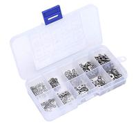 Keenso Anillos de en Paquetes de Acero Inoxidable y Primavera -500 PCS M1.6 M2 .5 M3 M4, Paquete de Lavado Plano de Acero Inoxidable para Hacer Sjelvlover y Profesionales
