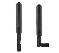 Keenso Antena inalámbrica omnidireccional para router, doble banda 2.4g/5G, antena SMA de 8dBi, compatible con RT -AC88U AC88U, refleja el rendimiento (negro)