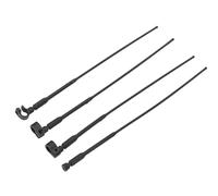 Keenso Antena RC, 4 Piezas Accesorios de Decoración de Antena de Simulación Compatibles para Axial SCX10 90046 UTB10 Capra RC Crawler Car