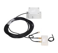 Keenso Antena Receptora de Señales 0.5-30MHz Activa | Construcción de acero inoxidable ABS, alimentación USB, entrada de 9-14 V, montaje en exteriores, uso en la azotea del balcón