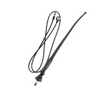 Keenso Antena Universal para Coche, Antena de Radio FM Am con Conector DIN Macho de 75 Ohmios, Cable de 1, for Camión SUV Autobús