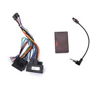 Keenso Arnés de Cableado de Audio Estéreo, Cable de Alimentación para Automóvil con Caja Canbus Reemplazo Duradero para F30/F10/X5/E46/E39/E53