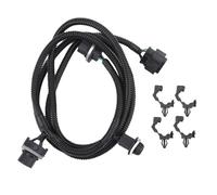 Keenso Arnés de Cableado de la Lámpara Trasera, Kit de Arnés de Alambre de Alambre de Luz Trasera del Pasajero con Clips de Montaje Reemplazo para 1500 2500 HD 3500 HD 2014-2015