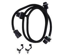 Keenso Arnés de Cableado de la Lámpara Trasera, Lado del Conductor Izquierdo con Clips de Montaje de Diseño Anti-derretimiento Resistente Al Calor para 1500 2500 HD 3500 HD 2016-2019