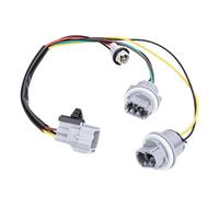 Keenso Arnés de Cableado del Zócalo de la Lámpara Trasera, Reemplazo del Enchufe del Conector de la Luz Trasera con OEM 81555 04150, Material ABS de Ajuste Directo para 2005 a 2015