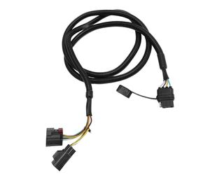 Keenso Arnés de Cableado Plano para Remolque de 4 Vías, Material ABS, Diseño de 4 Pines para una Conexión Estable con 74.01 Pulgadas de Longitud, Reemplazo para Luces Traseras JK 2 de