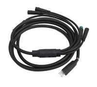 Keenso Arnés de cables de motor para scooter eléctrico, núcleo de cobre, con cable impermeable de 12 hilos, 2 conectores de freno, 3 pines de gas y 5 pines para reparación de scooters eléctricos