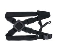 Keenso Arnés de Correa de Hombro de Pecho de Saxofón Ajustable con Collar de Acero Inoxidable para Aliviar la Presión de la Columna Vertebral