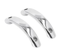 Keenso Asa de Barco 2 Piezas Acero Inoxidable 316 Pasamanos 165mm Pulido