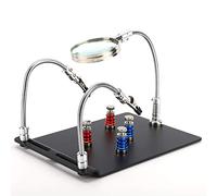 Keenso Aumento del Soporte de PCB para Sistemas de Reparación de la Placa de Circuito con Abrazadera/propietario de Placa Magnética, Ideal para Herramientas de Reparación de Base, Clínica de óptica