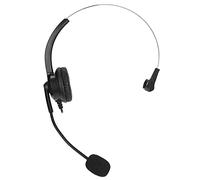 Keenso Auriculares de Teléfono Cómodos con Micrófono Mudo y Giratorio para la Oficina de Negocios, Chat de Skype