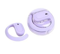 Keenso Auriculares de Traducción AI, Diseño Inalámbrico para Colgar en los Oídos, Soporte de Voz en Tiempo Real, Ajuste Ergonómico para Viajes y Comunicación Empresarial (Purple)
