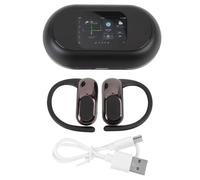 Keenso Auriculares de Traductor de Idiomas, Auriculares de Traducción Inteligente, para Negocios, Viajes, Aprendizaje y Entretenimiento (Black)
