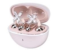 Keenso Auriculares Inalámbricos Bluetooth con Pendientes Desmontables, Ajuste Cómodo y Cómodo para Mujeres, Regalos, Entrenamientos Deportivos (Oro Rosa)