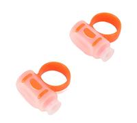 Keenso Ayuda para Baquetas Baquetas de Silicona Controlador de Dedo 1 par Clip de Agarre ABS Ayuda a Reducir la Tensión de los Dedos Mejorar el Control Fácil de Encender y Apagar para Principiantes
