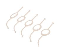 Keenso Ayudas para el Entrenamiento de Billar, 5 Piezas de Ayuda para Apuntar Al Billar, Entrenador de ángulo de Plástico para Bolas de 2,3 Pulgadas, Diseño Compacto y Liviano con