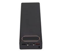 Keenso Banco de Alimentación de Bricolaje de 20 Ranuras con Carga Rápida, 22.5W LCD Battery Box Cargador para Kit de Cargadores Portátiles, Ideal para Entusiastas de la Tecnología y Preppers (Black)