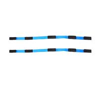 Keenso Bandas de Carreras de Piernas, Cuerda Elástica para Juegos de Carreras de Relevos, Carnaval, Día de Campo, Patio Trasero (Un conjunto de 5 personas)