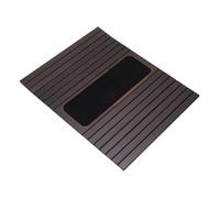 Keenso Bandeja Moderna de los Apoyabrazos del Aislamiento Térmico de la Tabla del Brazo del sofá para el Diseño del Silicón del Entretenimiento en el Hogar (Brown)