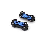 Keenso Barra de Choque para Parachoques de Motor de Motocicleta, Deslizador de Marco de Aluminio ABS de 22mm y 25mm, Universal para Ciclistas de Calle, Aventuras, Turismo, Decoración con Reducción