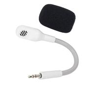 Keenso Barracuda X Micrófono Inalámbrico con Brazo con Sonido Claro para Auriculares para Juegos, Conexión Segura para Entusiastas de los Juegos Material: OFC, PVC (WHITE)
