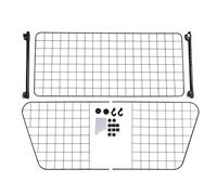 Keenso Barrera de Coche para Perros, Divisor de Camión Ajustable, Malla de Alambre Resistente, Protector para Mascotas con Revestimiento de Pintura, Ajuste a Prueba de Arañazos,