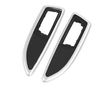 Keenso Bisel de Luz de Señal de Giro Lateral, ABS de Grado Automotriz, Compatible con INSIGNIA A MK1 y H MK5, Diseño Elegante que Mejora la Apariencia del Vehículo (SILVER)